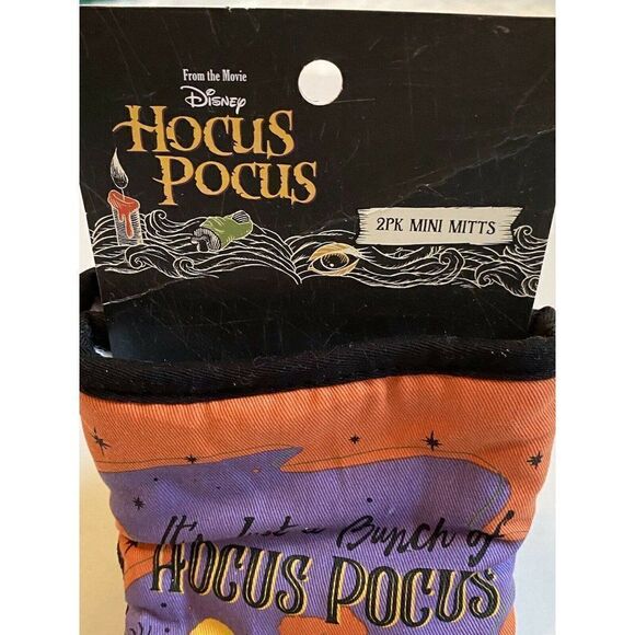 Disney It’s Just Bunch Of Pocus Oven Mini Mitt 2 Pk Sanderson Sisters Halloween - Picture 3 of 7